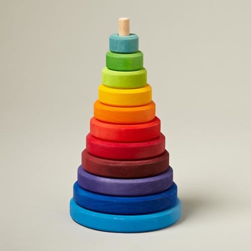 Rainbow Wooden Stacker