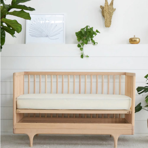 Organic Waterproof Crib Protector Pad | Avocado Green Mattress