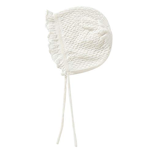 Vivobiniya Toddler Girl Lovely Flounce Knit Hats Baby Bonnets Newborn Baby Hats 0-8y