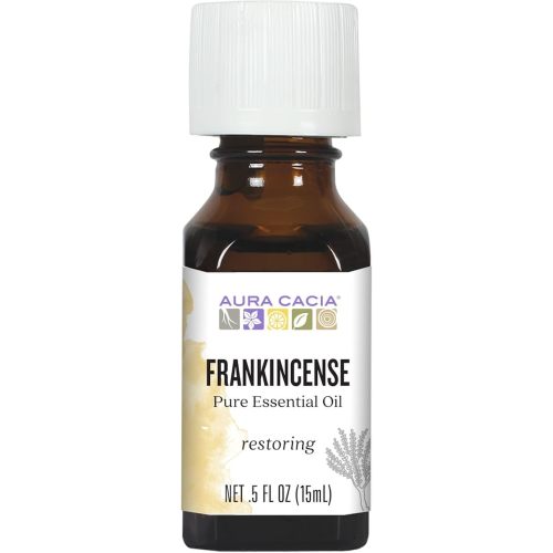 Aura Cacia Essential Oil, Meditative Frankincense, 0.5 Fluid Ounce, Packaging May Vary