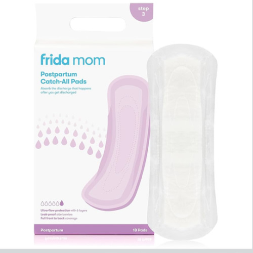 Frida Mom Postpartum Pads, Leak Proof Feminine Care Maxi Pads, 6 Layers of Protection for Maximum Absorbency (18ct)