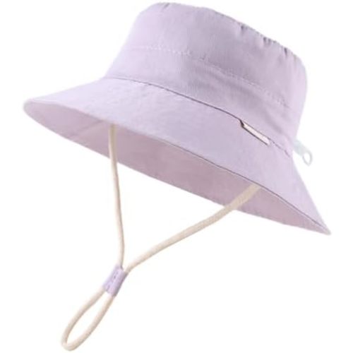 Bamery Baby Toddler Girls Bucket Hat Newborn Sun Hats for Boys Classic Infant Summer UV Protection Hats Kids Beach Cap
