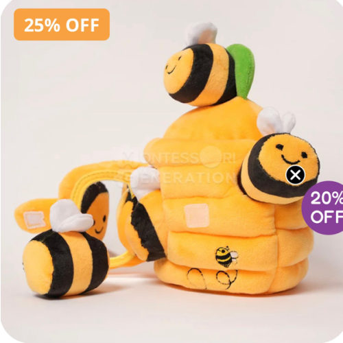 Montessori Baby Beehive – Sensory Toy For Babies & Toddlers