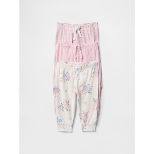 Baby First Favorites Organic Cotton Pull-On Pants (3-Pack) | Gap