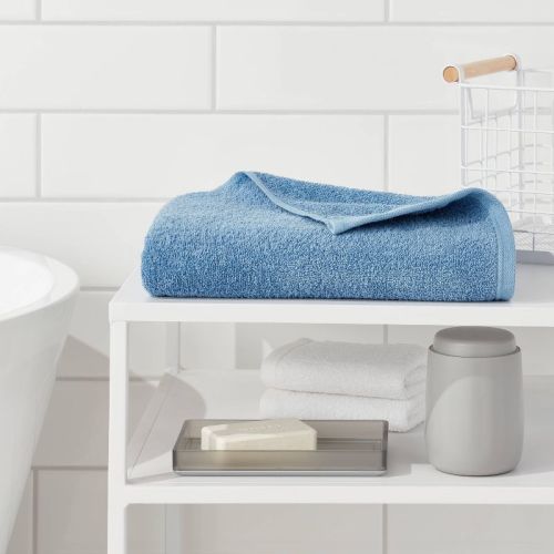Everyday Bath Towel Quilt Blue - Room Essentials™