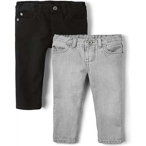 The Children's Place Baby & Toddler Boys Skinny Denim Jeans, 2-Pack, Sizes 6M-5T