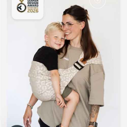 Qookie Go - Hip Carrier - Leo Beige