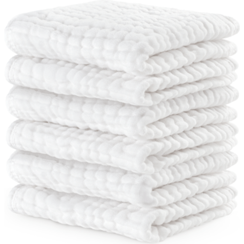 Muslin Washcloths - Pack of 6