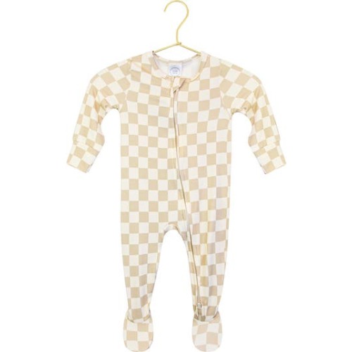 Print Zip Footie, 0-3M