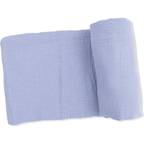 Solid Muslin Blue Blizzard - Swaddle Blanket
