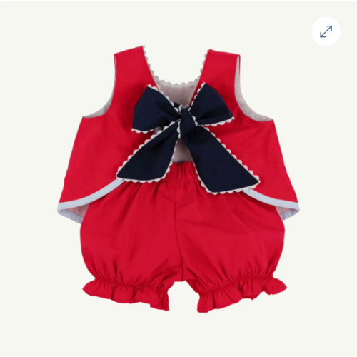 Susanne Swing Top Set - Richmond Red with Nantucket Navy & Beale Stree