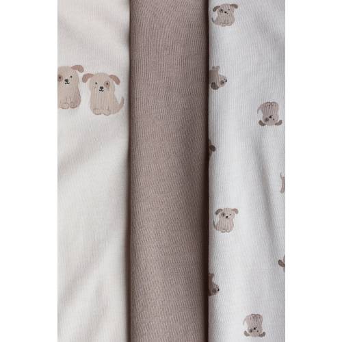 3-PACK PAJAMA JUMPSUITS WITH ZIPPER