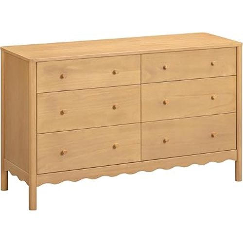 Babyletto Swell 6-Drawer Assembled Dresser in Honey, Greenguard Gold Certified
