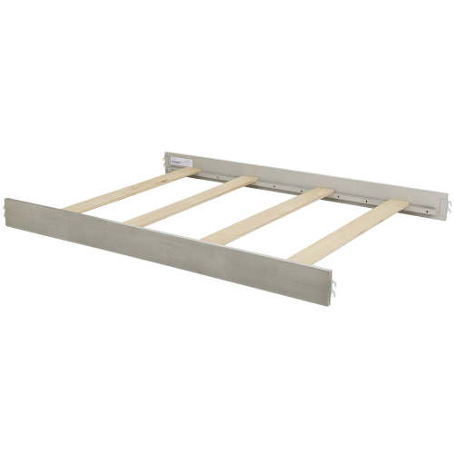 Evolur Convertible Crib Wooden Full Size Bed Rail, Light Ash