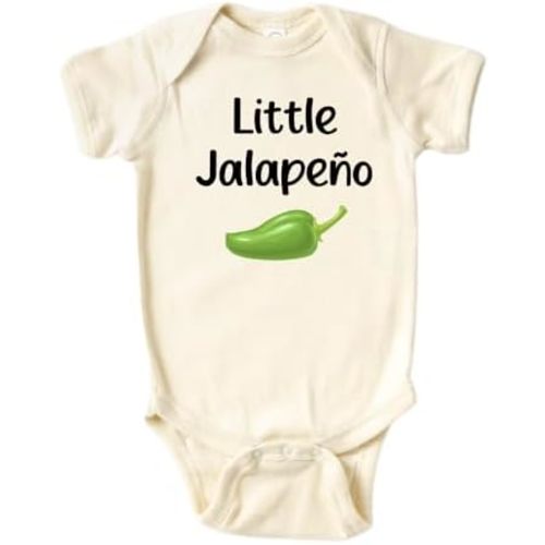 Little Jalapeno Cute Baby Bodysuit Shirt Premium Custom Baby Clothes Unisex Baby Gift for Mom Newborn