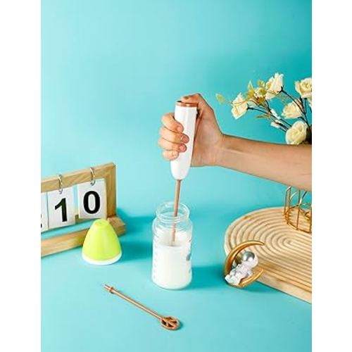 Amazon.com: DOOBAANN Handheld Electric Baby Formula Mixer,Handheld Drink Mixer (Off White) : Baby