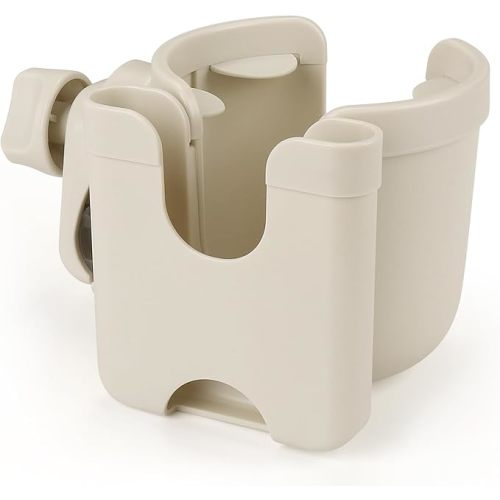 Stroller Cup Holder with Phone Holder, Bike Cup Holder, Universal Cup Holder for Uppababy Nuna Doona Strollers, 2-in-1 Cup Phone Holder for Stroller, Bike, Wheelchair, Walker, Scooter