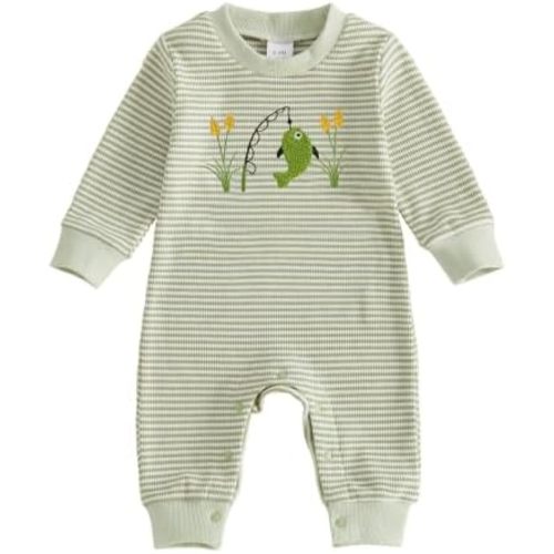 Infant Baby Boy Romper Duck Hunting Jumpsuit One Piece Clothes