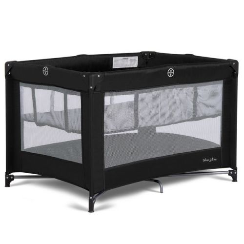 Dream On Me Zazzy Portable Travel Playard with Bassinet - Black