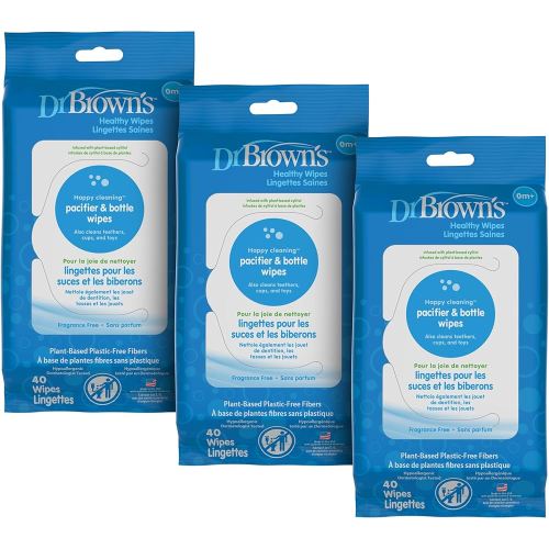 Dr. Brown's™ Healthy Wipes Pacifier and Bottle Wipes 40-Count, 3 Pack
