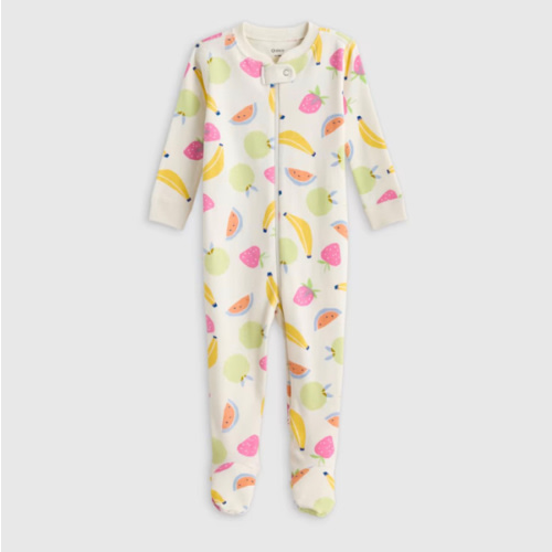 100% Organic Cotton Footie Pajama in Fruit
