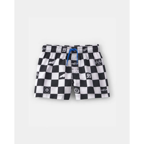 Toddler Boy ©Disney/Pixar Cars Swim Trunks - Black/White | Carter's