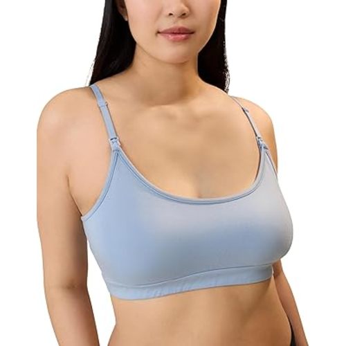 Kindred Bravely French Terry Nursing Bralette for Breastfeeding and Sleep, Soft and Stretchy Maternity Bra