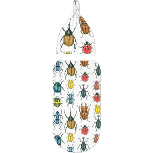 Beetles Swaddle Blankets Newborn Receiving Blanket Baby Swaddle Wrap Soft Sleeping Sack for Baby Girls Boys