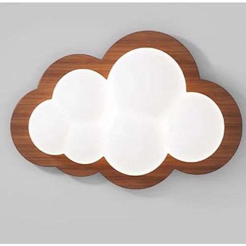 Log Cloud Wall Lamps Children's Room Baby Bedside Lamp Nordic Cream Style Nursery Boy Girl Bedroom Decor Lights,Decor