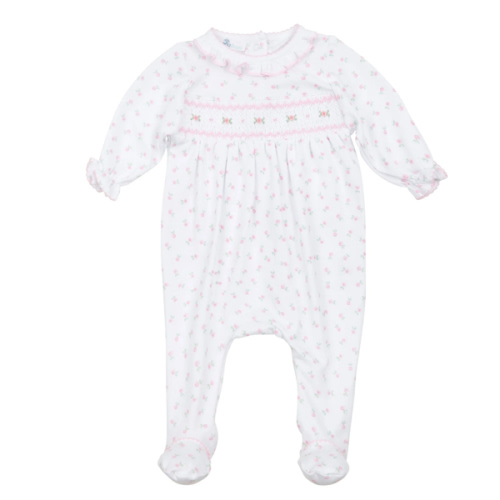 Juliette Classics Smocked Footie