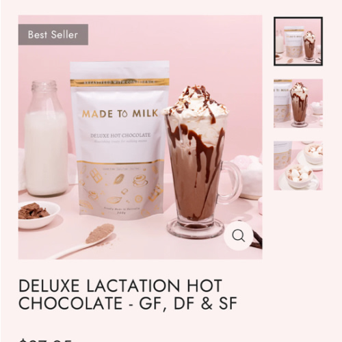 Deluxe Lactation Hot Chocolate - GF, DF & SF