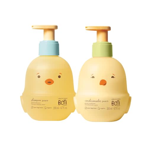 O Boticário Boti Baby Shampoo + Conditioner Bundle, 6.7 Ounce each