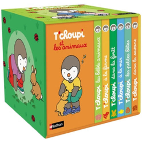 Ma petite bibliothèque - T'choupi et les animaux (French edition) - Thierry Courtin - French books