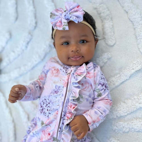 Henlee's Hydrangea Knit Bow Headband