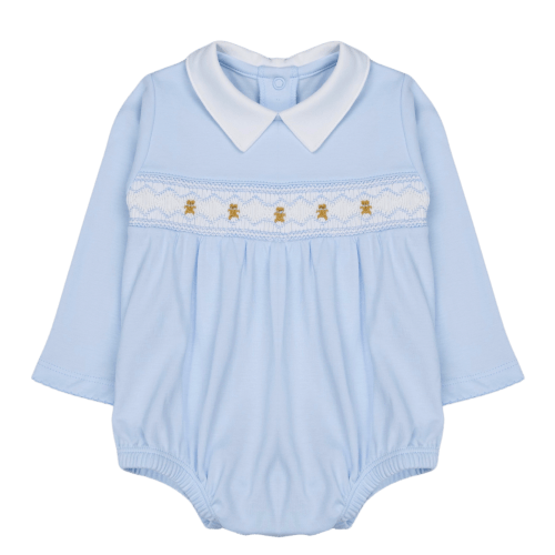 Bears in Blue Smocked Bubble