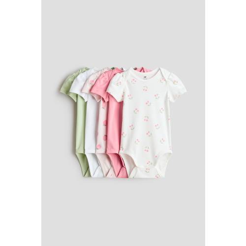 5-PACK COTTON BODYSUITS