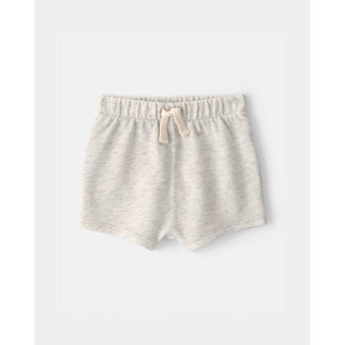 Baby Drawstring Shorts - Grey | Carter's