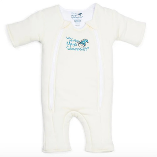 Cream Baby Merlin’s Magic Sleepsuit | Soft 100% Cotton Infant Sleepsuit