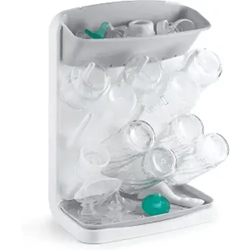 Ubbi Vertical Baby Bottle Drying Rack, Space Saving Countertop Bottle Dryer