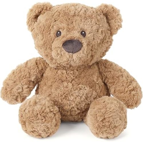 Teddy Bear Stuffed Animals, Microwavable & Weighted Stuffed Animal, Brown Curly Plush for Warmth & Comfort, Heatable Coolable Lavender Scent Toy, Cute Soft Plushies Gift for Children Boys Girls Adult