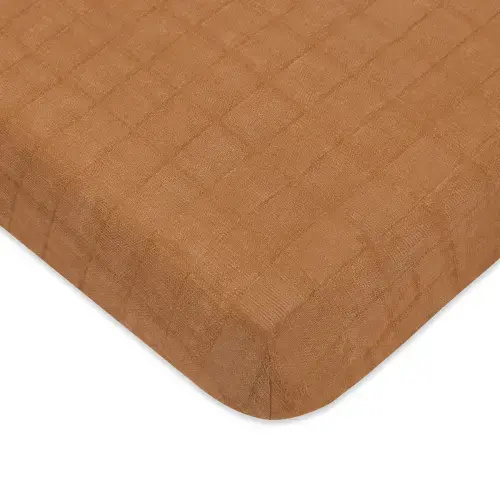 Babyletto Mini Crib Sheet in GOTS Certified Organic Muslin Cotton