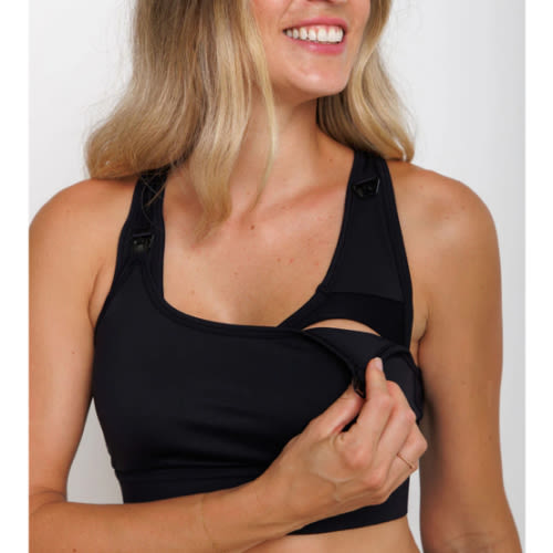 NURSING SPORTS BRA - "THE ULTIMATE" MAXIMUM SUPPORT + MAX COVERAGE - M – Kiss Active