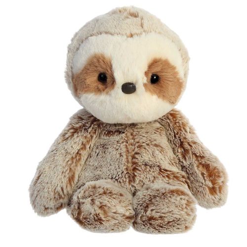 Aurora Small Sloth Sweet & Softer Snuggly Stuffed Animal Brown 9"