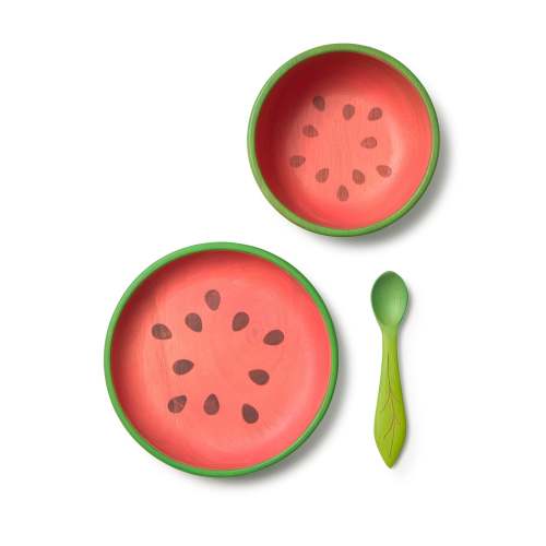 Wally The Watermelon Dinnerware 3 Pieces Set