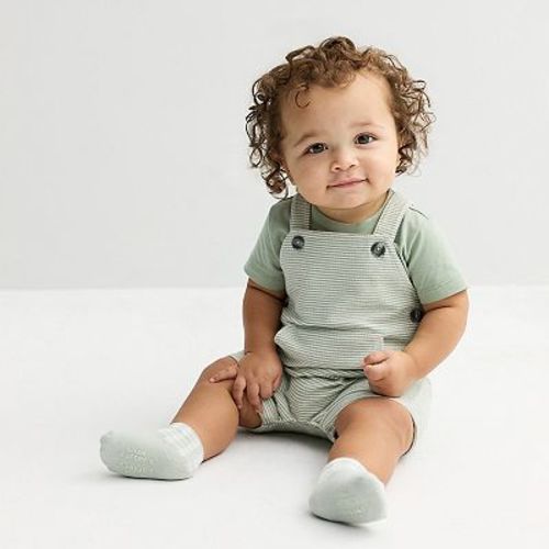 Baby Boy Carter's 2-Piece Striped Top & Shortall Set