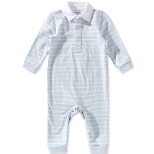Ralph Lauren Baby Boys Stripe Coveralls