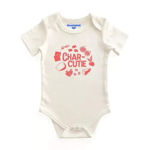 Charcutie Baby Bodysuit | 100% Cotton and Machine Washable – Chunky Deli