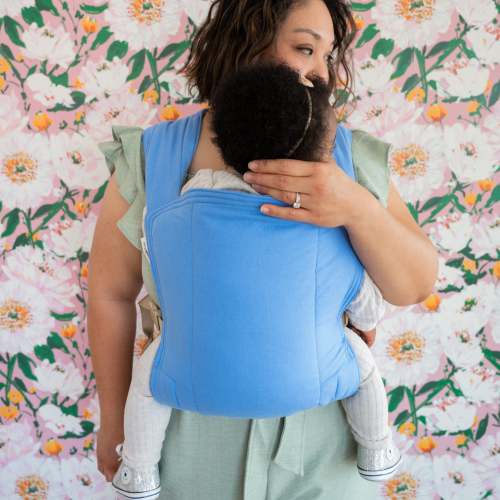 Belle Lark Baby Carrier (10-45 lbs) | Cornflower Blue | hope&plum