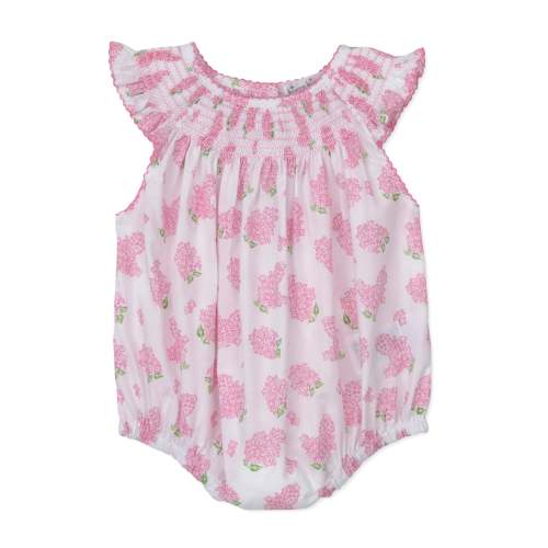 Lilac Love Pink Smocked Woven Bubble