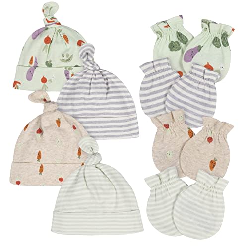 Gerber Baby Boys' Cap and Mitten Sets
